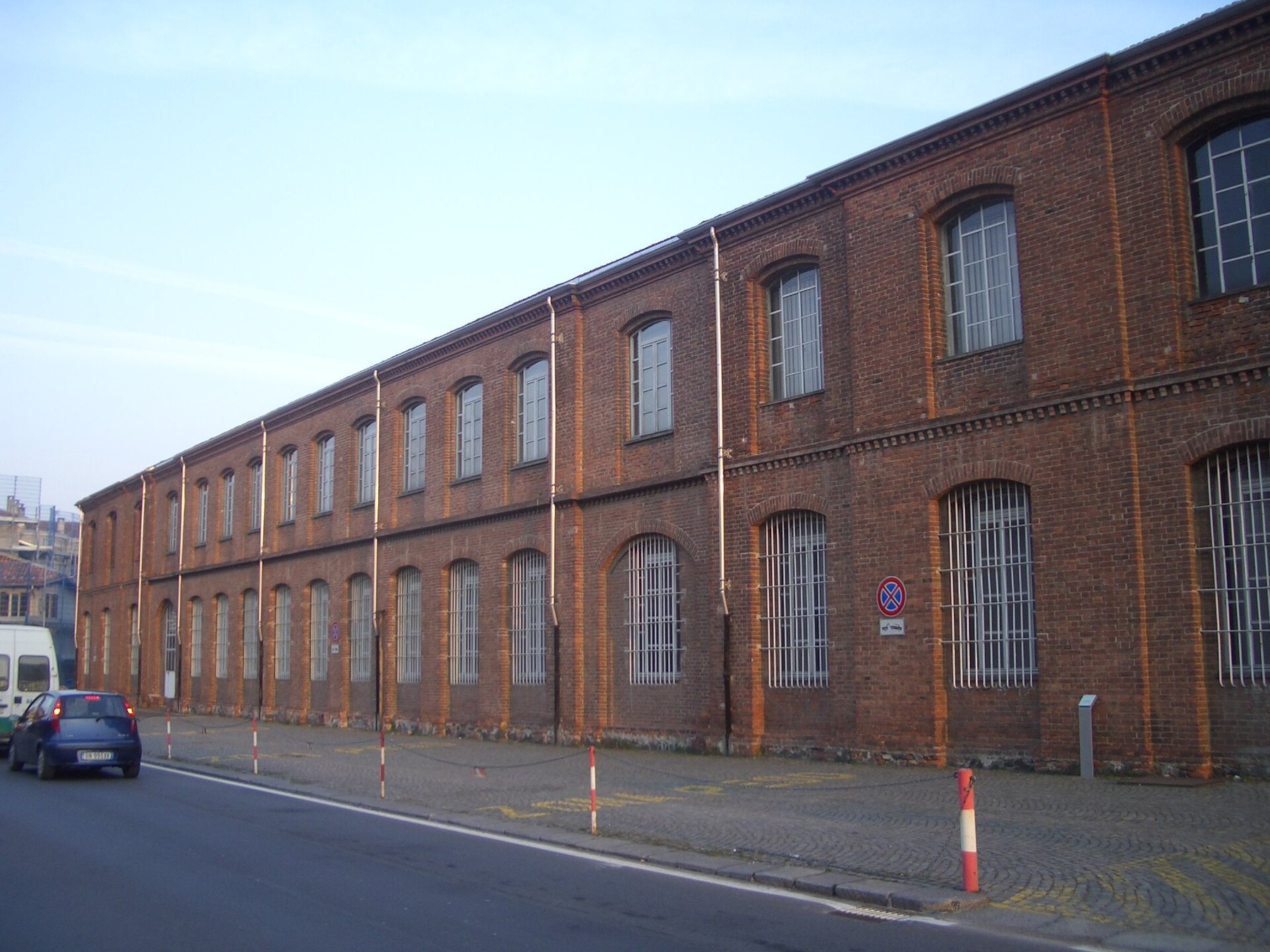 Primer establecimiento industrial Olivetti de Ivrea, parte del patrimonio industrial de la ciudad.